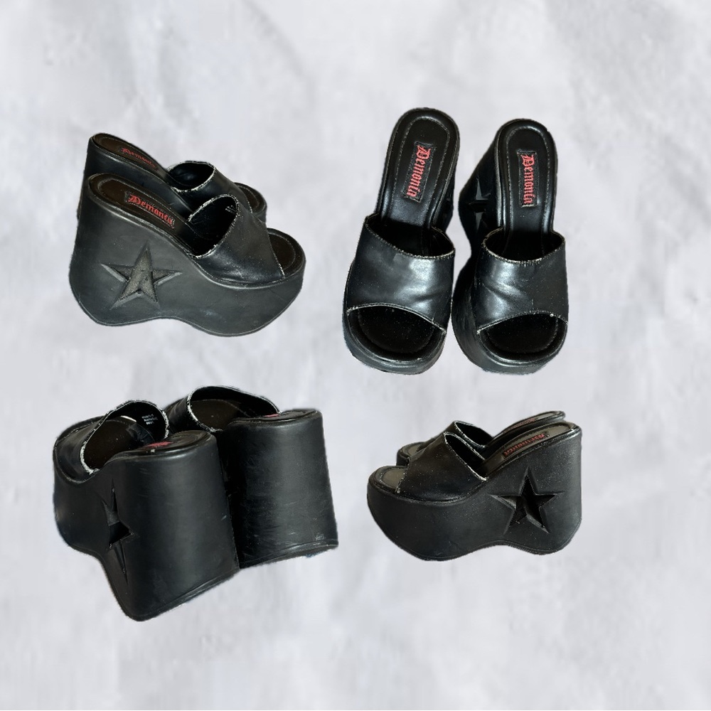 SOLD Demonia Black Platform Sandals
